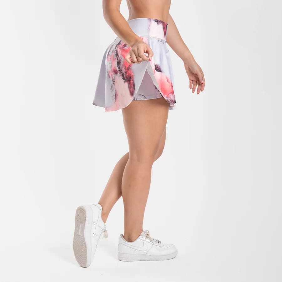 Falda Short Matiz Sublimada