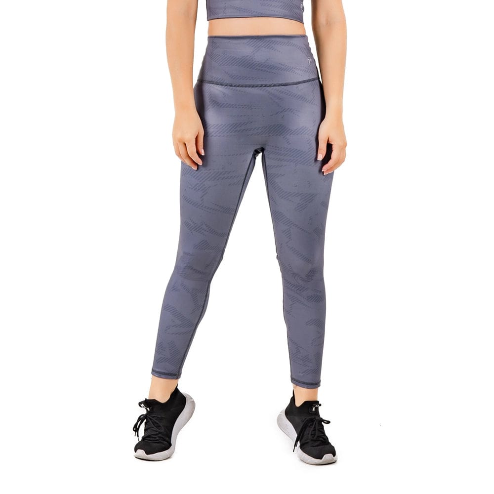 Leggins Sublimados Gris con Bolsillo