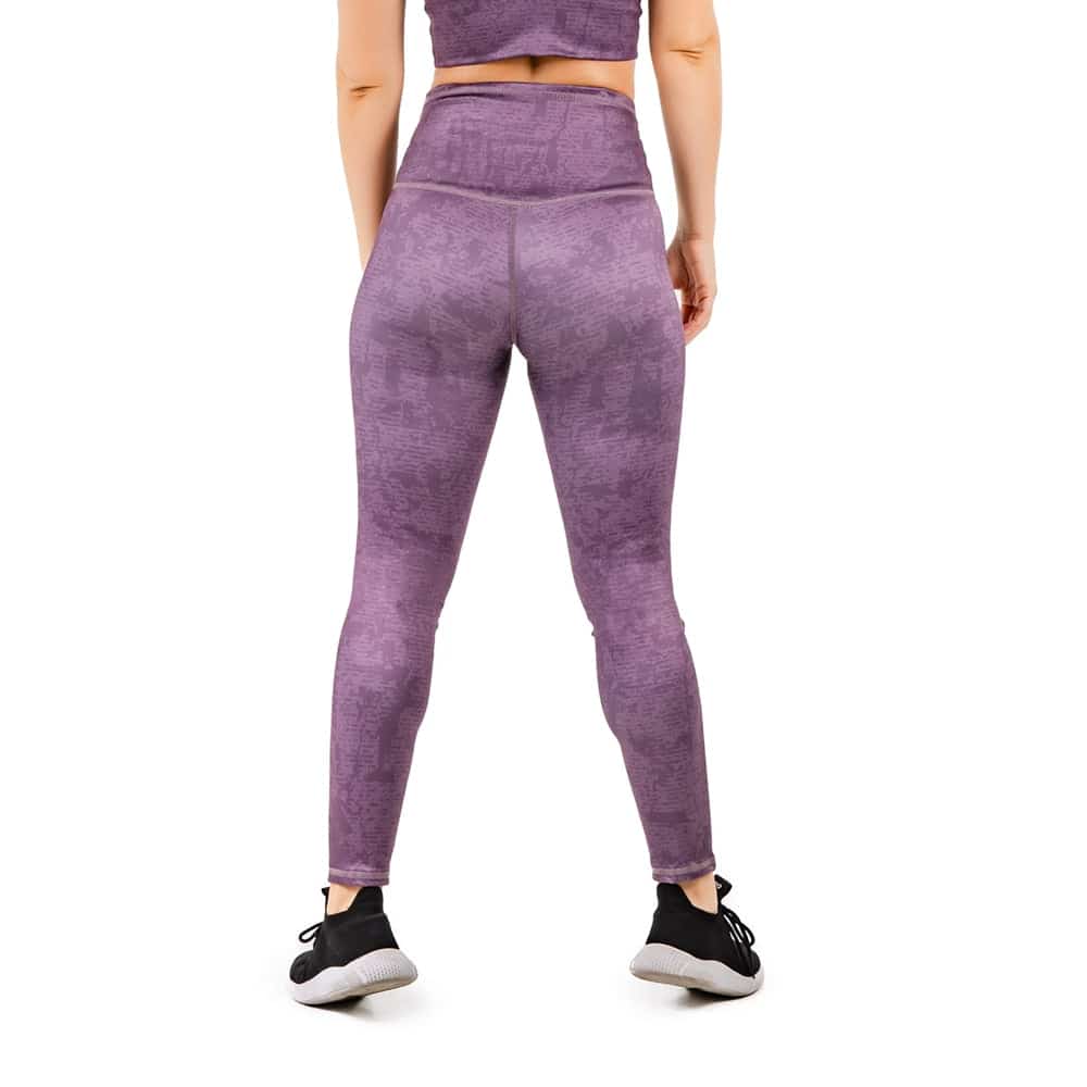 Leggins Sublimados Uva con Bolsillo