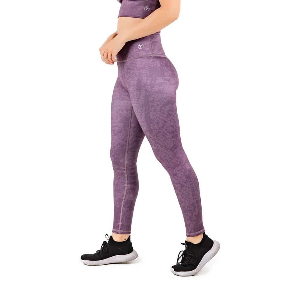 Leggins Sublimados Uva con Bolsillo