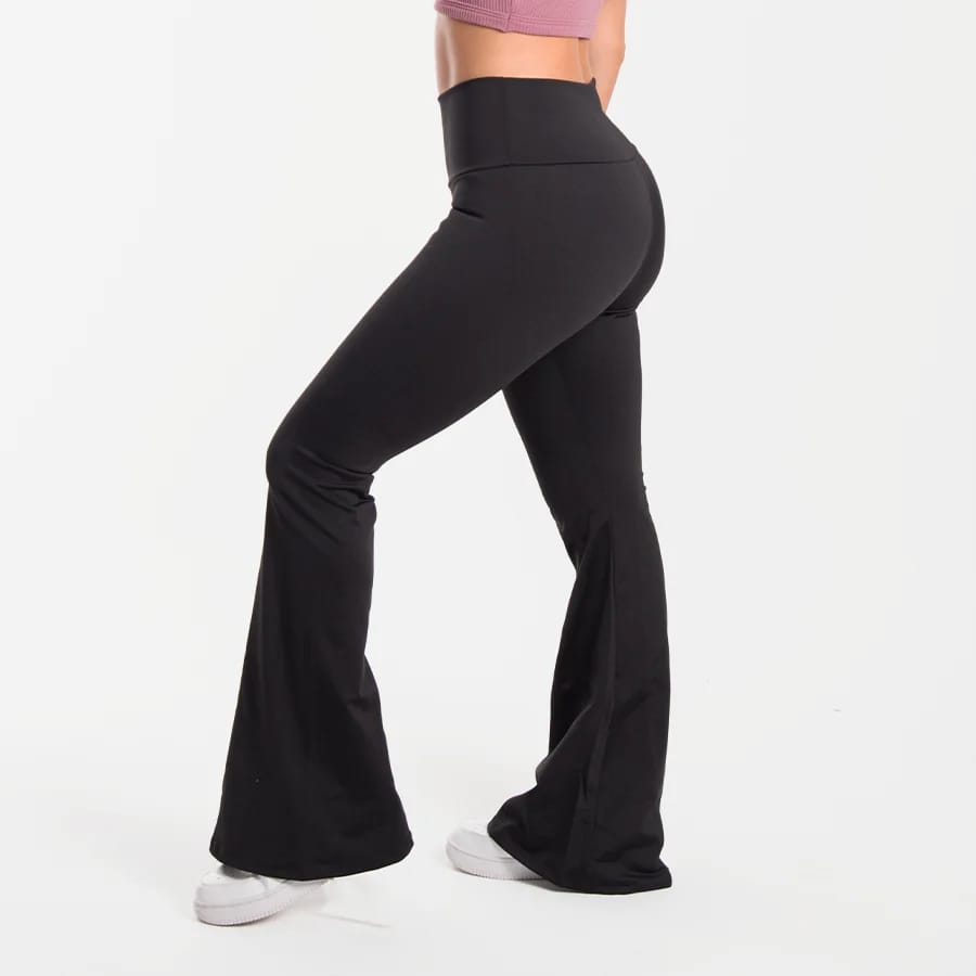 Leggin Negro Bota Campana