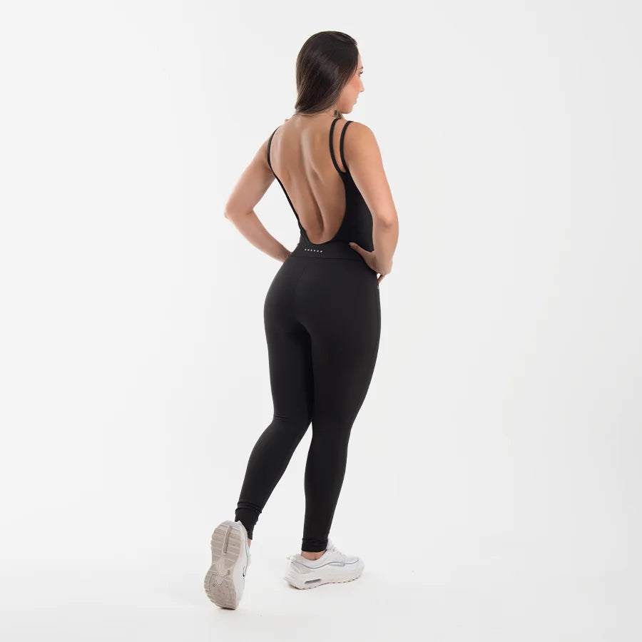 Enterizo Deportivo Negro