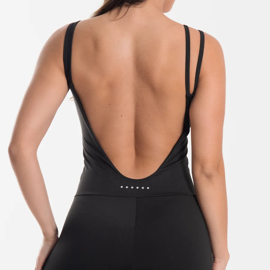 Enterizo Deportivo Negro