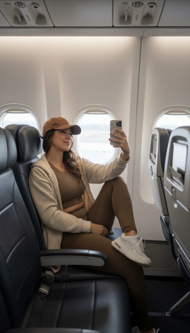 Conjunto Deportivo Café Top Espalda Ancha